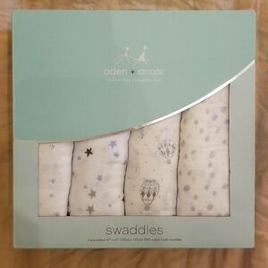 New in Box Aden Anais Swaddle Set
